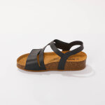 Sandales ouverture totale en cuir - blancheporte