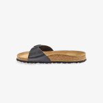 Sandales plates cuir  boucle rglable - blancheporte