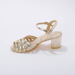 Sandales  talon mtallises - blancheporte