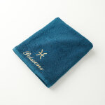 Serviettes de bain brodes poisson - 420g / m2 - blancheporte