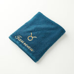 Serviettes de bain brodes taureau - 420g / m2 - blancheporte