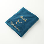 Serviettes de bain brodes taureau personnalisable - 420g / m2 - blancheporte