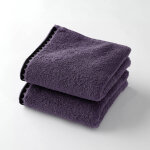 Serviettes de bain finition broderie fantaisie - 420g / m2 - blancheporte