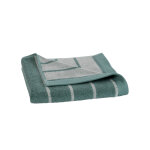 Serviette ponge coton raye 500 g / m - blancheporte