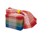 Serviette de table carreaux basque - lots - blancheporte