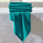 Serviette de table unie - lot de 6 - blancheporte