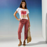 T - shirt boite imprim�  arty , maille jersey - blancheporte