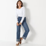 T - shirt chaleur manches longues, col rond - blancheporte