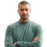 T - shirt col montant intrieur polaire - blancheporte