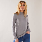 T - shirt col montant manches longues - blancheporte