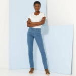 T - shirt col rond dentelle - blancheporte