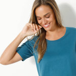 T - shirt col rond manches courtes - blancheporte