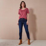 T - shirt col rond manches courtes - blancheporte