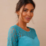 T - shirt empicement dentelle - manches longues - blancheporte