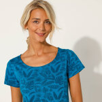 T - shirt fluide imprim vgtal - blancheporte