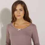 T - shirt imprimé fleurs - manches longues - blancheporte T - shirt imprimé fleurs - manches longues - blancheporte