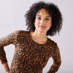 T - shirt imprim� peau de b�te, stretch - blancheporte