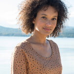 T - shirt imprimé pois en coton biologique( * * ) - blancheporte T - shirt imprimé pois en coton biologique( * * ) - blancheporte