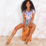 T - shirt imprim tropical - blancheporte