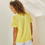T - shirt loose en coton, uni - blancheporte T - shirt loose en coton, uni - blancheporte