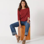 T - shirt maille brillante - blancheporte
