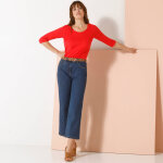 T - shirt manches 3 / 4 uni, coton - blancheporte