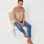 T - shirt manches courtes dentelle - blancheporte T - shirt manches courtes dentelle - blancheporte