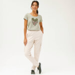 T - shirt manches courtes, imprim� c?ur - blancheporte