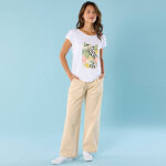 T - shirt manches courtes imprimé placé, spécial petites - blancheporte T - shirt manches courtes imprimé placé, spécial petites - blancheporte