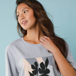 T - shirt manches courtes imprim plac, spcial petites - blancheporte