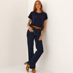 T - shirt manches courtes � revers - blancheporte