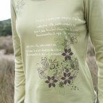 T shirt manches longues imprim fleuri - blancheporte