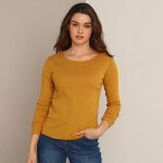 T - shirt manches longues, jersey en coton biologique( * * ) - blancheporte T - shirt manches longues, jersey en coton biologique( * * ) - blancheporte