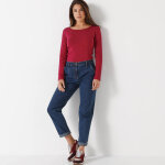 T - shirt manches longues, jersey en coton biologique( * * ) - blancheporte T - shirt manches longues, jersey en coton biologique( * * ) - blancheporte