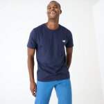 T - shirt poche uni col rond manches courtes - blancheporte