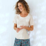 T - shirt de pyjama imprimé ikat - blancheporte T - shirt de pyjama imprimé ikat - blancheporte
