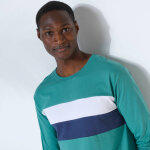 T - shirt pyjama manches longues vert - blancheporte T - shirt pyjama manches longues vert - blancheporte