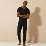 T - shirt sous - vêtement homme col rond manches courte chaleur modérée - lot de 2 - 101 / 108 - noir ... T - shirt sous - vêtement homme col rond manches courte chaleur modérée - lot de 2 - 101 / 108 - noir ...