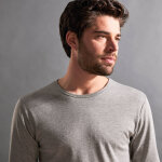 T - shirt sous - vtement homme col rond manches longues chaleur douce - lot de 2 - thermoperle