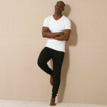 T - shirt sous - v�tement homme col v manches courtes chaleur douce - lot de 2 - thermoperle