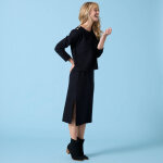 T - shirt sp�cial petites uni, d�tails boutons sur l'�paule, maille gratt�e - blancheporte