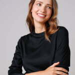 T - shirt thermique col montant - manches longues - blancheporte