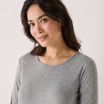 T - shirt thermique col rond - manches longues - blancheporte