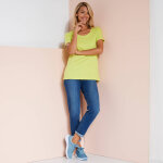 T - shirt uni col rond, coton biologique( * * ) - blancheporte T - shirt uni col rond, coton biologique( * * ) - blancheporte