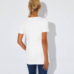 T - shirt uni col rond, coton biologique( * * ) - blancheporte