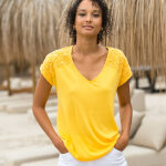 T - shirt uni macram - blancheporte