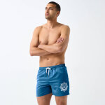 Short de bain uni motif contrast� - blancheporte