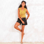 Short avec ceinture en jute amovible - blancheporte