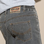 Short denim �lastiqu� c�t�s - blancheporte