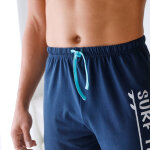 Short de pyjama coton bleu marine - blancheporte